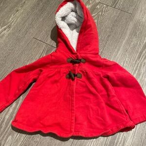 Carter's Red Kids Hooded Pea Coat